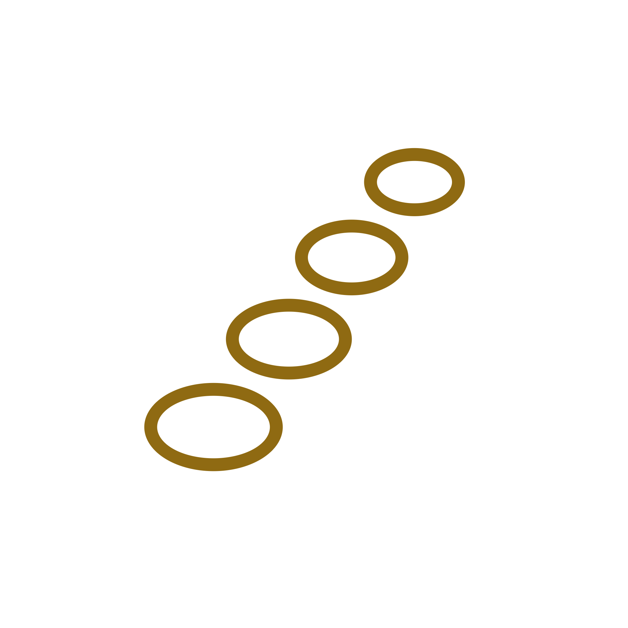 Icono de Kintsugi Dō: senda de piedras