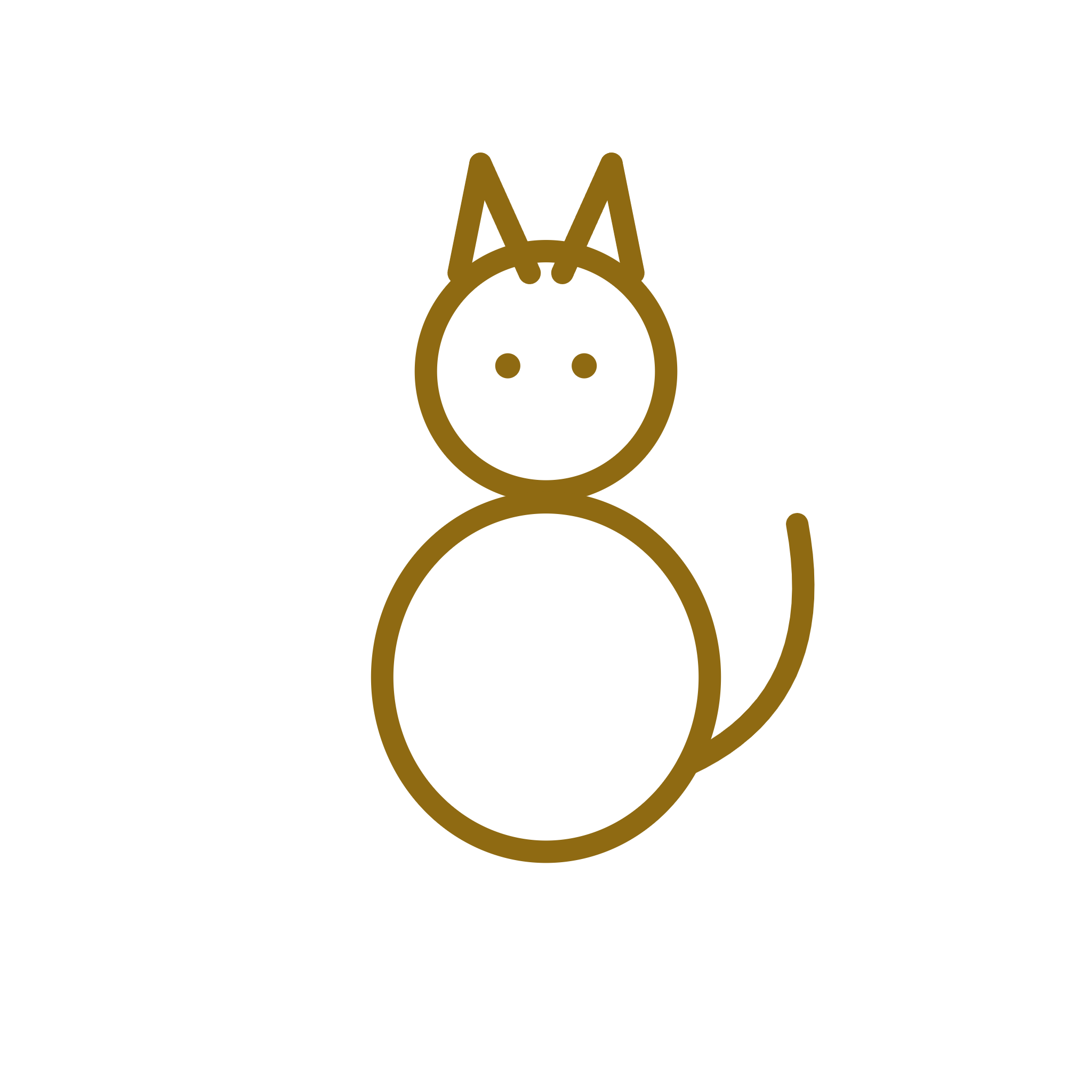 Icono de Kintsugi Tomo: gato en calma